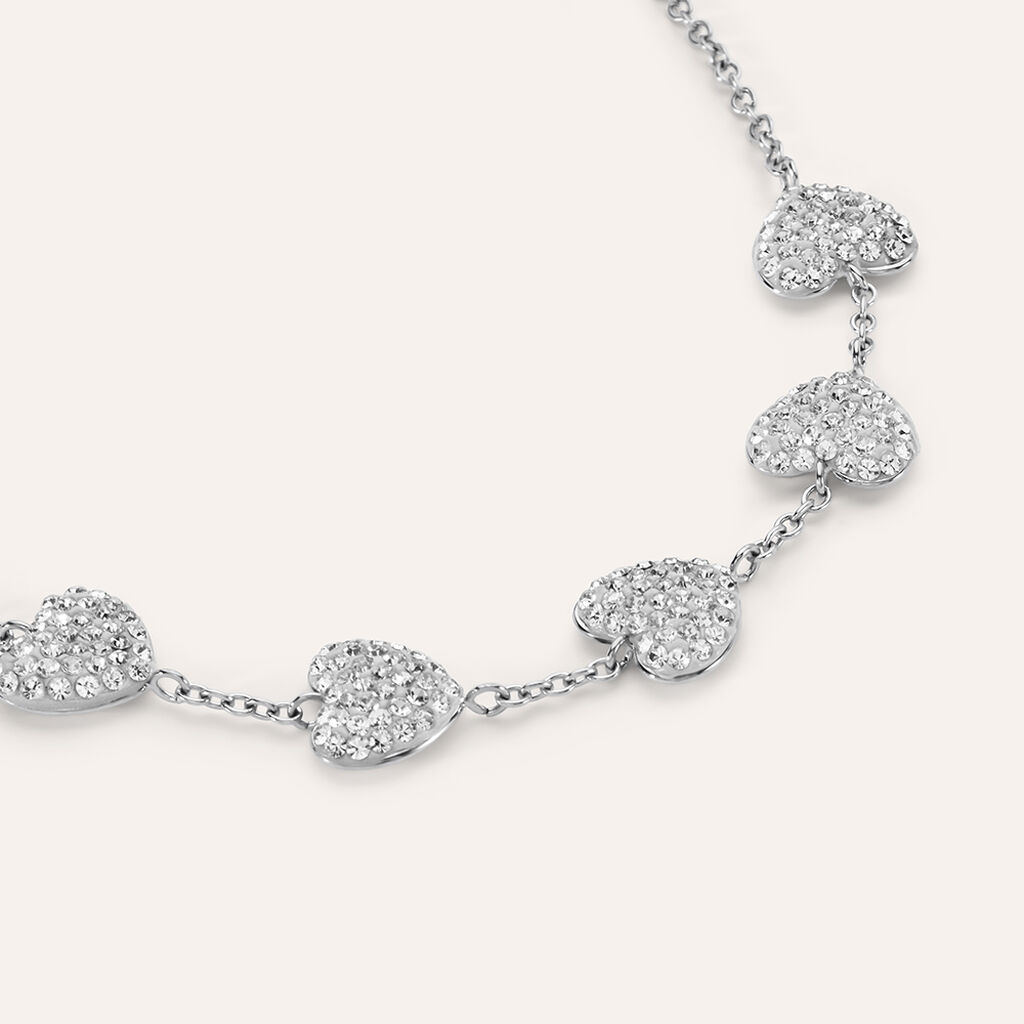 Bracciale Aura Acciaio Cristallo