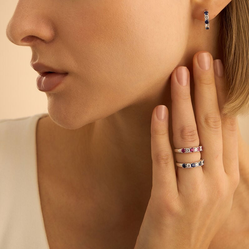Anello Riviere Silver Elegance Argento Rodiato Cubic Zirconia - Anelli Riviere Donna | Stroili