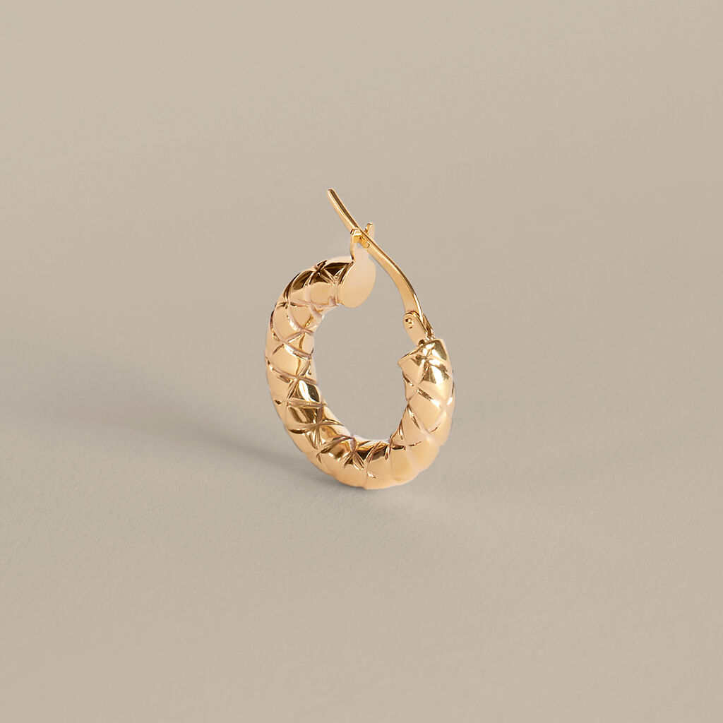 Orecchini A Cerchio Toujours Oro Giallo