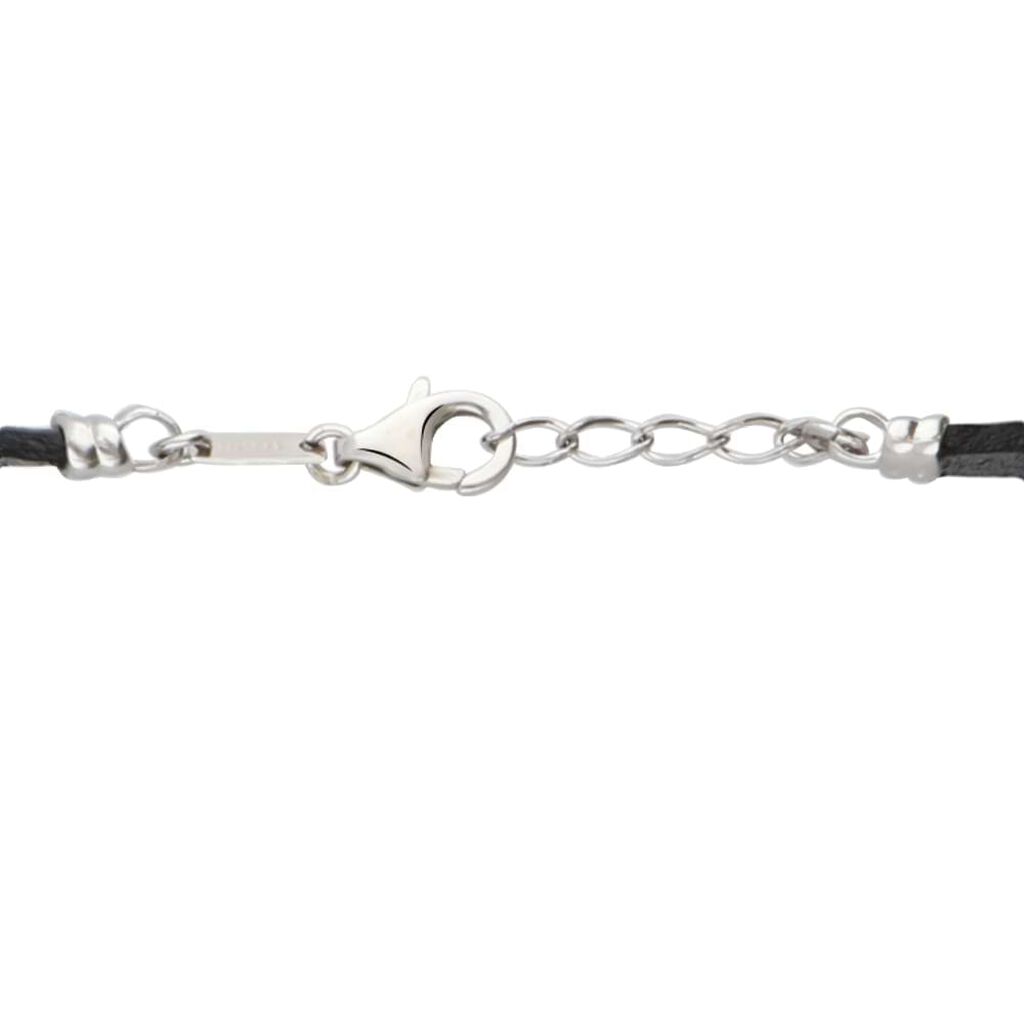 Bracciale Con Targhetta Gentleman Argento Rodiato - Bracciali Uomo | Stroili
