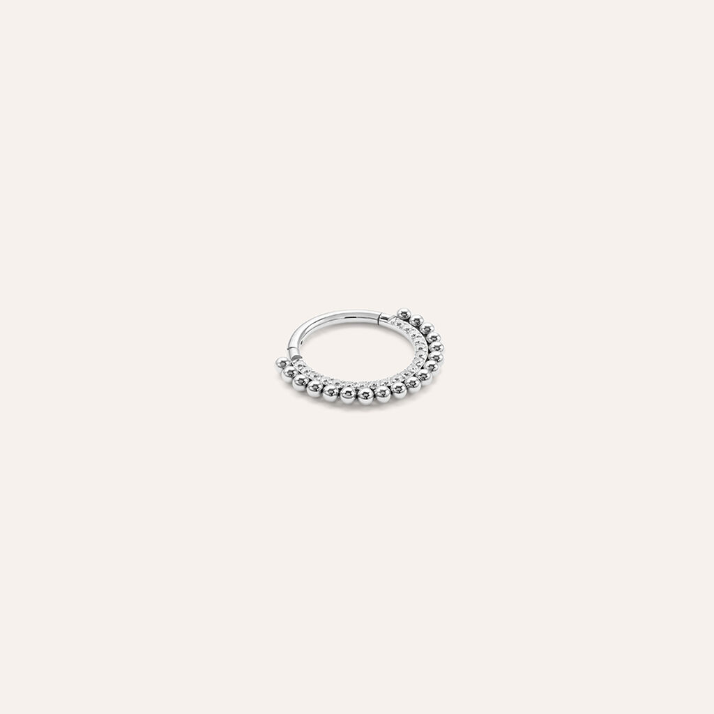 Piercing Orecchio Moonlight Titanio Bianco Cubic Zirconia