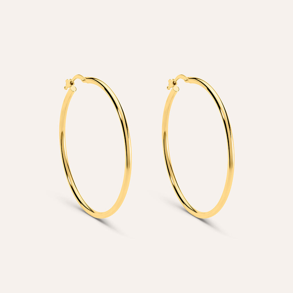 Orecchini A Cerchio Toujours Oro Giallo - Orecchini a Cerchio Donna | Stroili