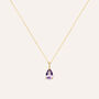 Collana Punto Luce Amélie Oro Giallo Ametista