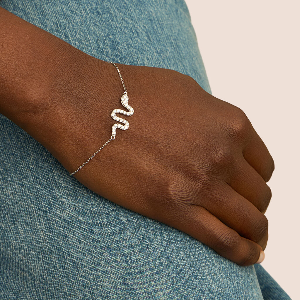 Bracciale Silver Moments Argento Rodiato Cubic Zirconia