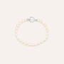 Bracciale Gabrielle Oro Bianco Perla D'Acqua Dolce Cubic Zirconia