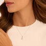 Collana Acquamarina Oro Bianco Acquamarina Diamante Diamante