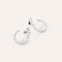 Orecchini Lobo Red Carpet Argento Rodiato Cubic Zirconia