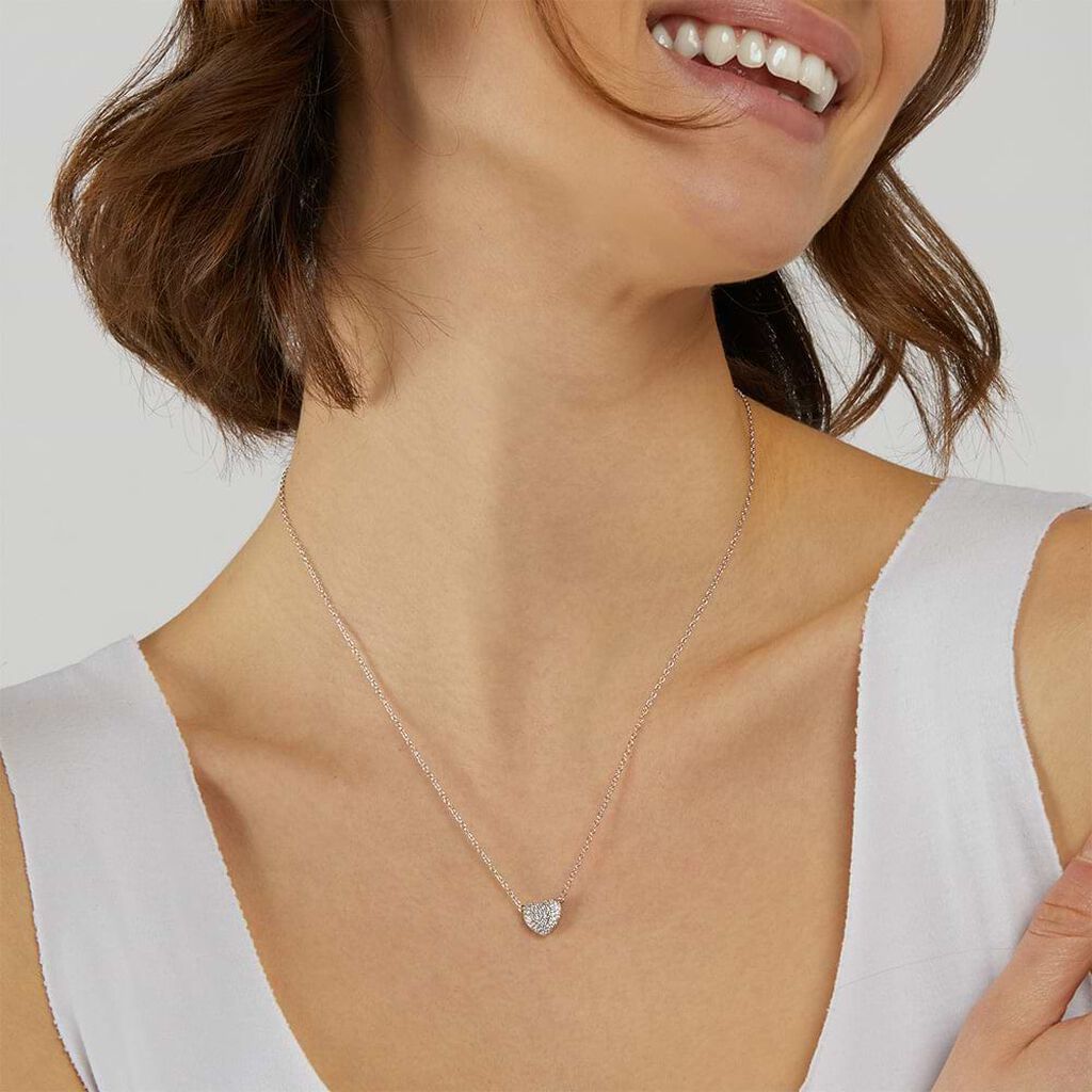 Collana Silver Shine Argento Rodiato Cubic Zirconia - Collane Donna | Stroili