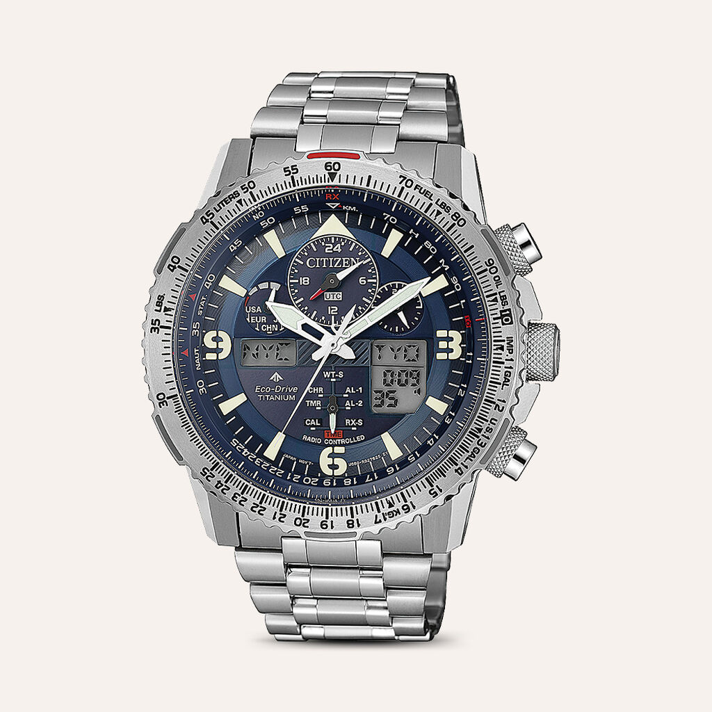 Orologio Eco Drive Citizen Radiocontrollato Jy8100-80l - Orologi con Datario Uomo | Stroili