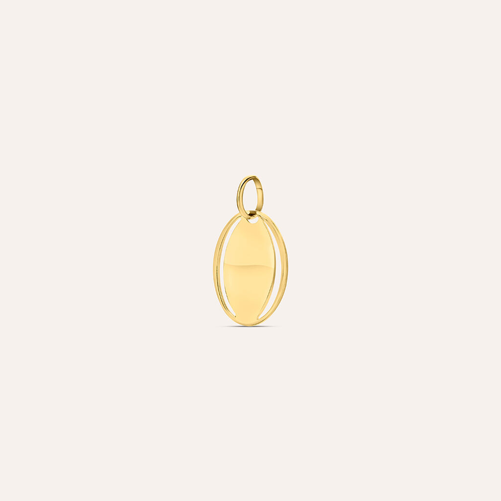 Pendente Holy Oro Giallo - Ciondoli con Incisione Unisex | Stroili