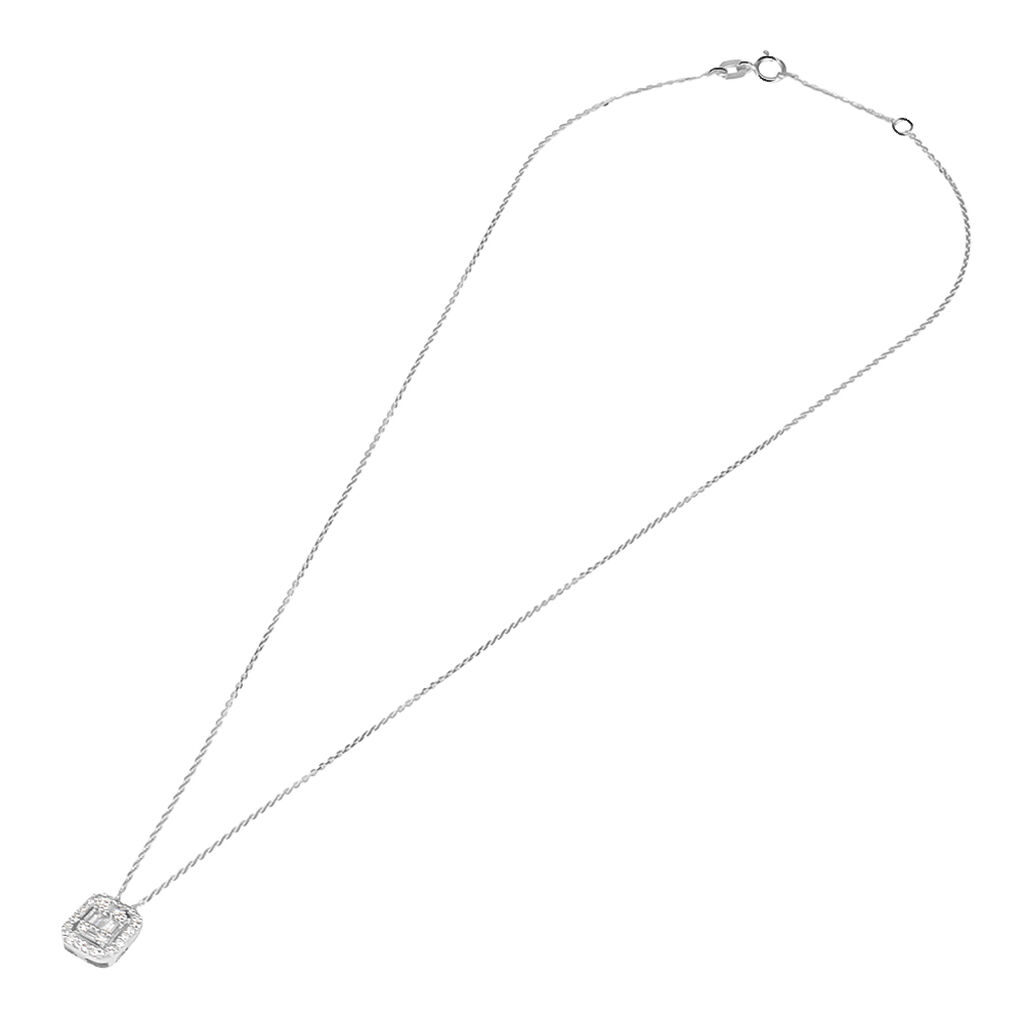 Collana Sophia Oro Bianco Diamante - Collane Donna | Stroili