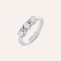 Anello Trilogy Diamotion Oro Bianco Diamante