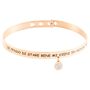 Bangle Sunrise Acciaio Rosa Cristallo