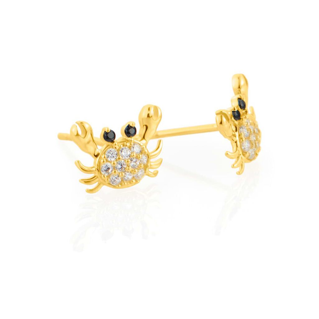 Orecchini Lobo Bon Ton Oro Giallo Cubic Zirconia - Orecchini a Lobo Donna | Stroili