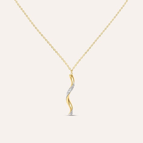 Collana Christelle Oro Giallo Cristallo - Collane Donna | Stroili