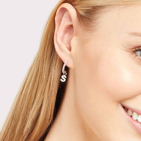 Mono Orecchino A Cerchio Silver Moments Argento Rodiato Cubic Zirconia - Mono Orecchino Donna | Stroili