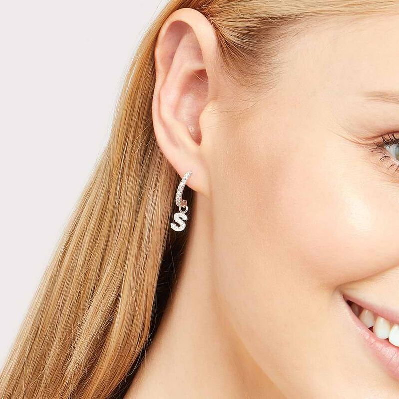 Mono Orecchino A Cerchio Silver Moments Argento Rodiato Cubic Zirconia - Mono Orecchino Donna | Stroili