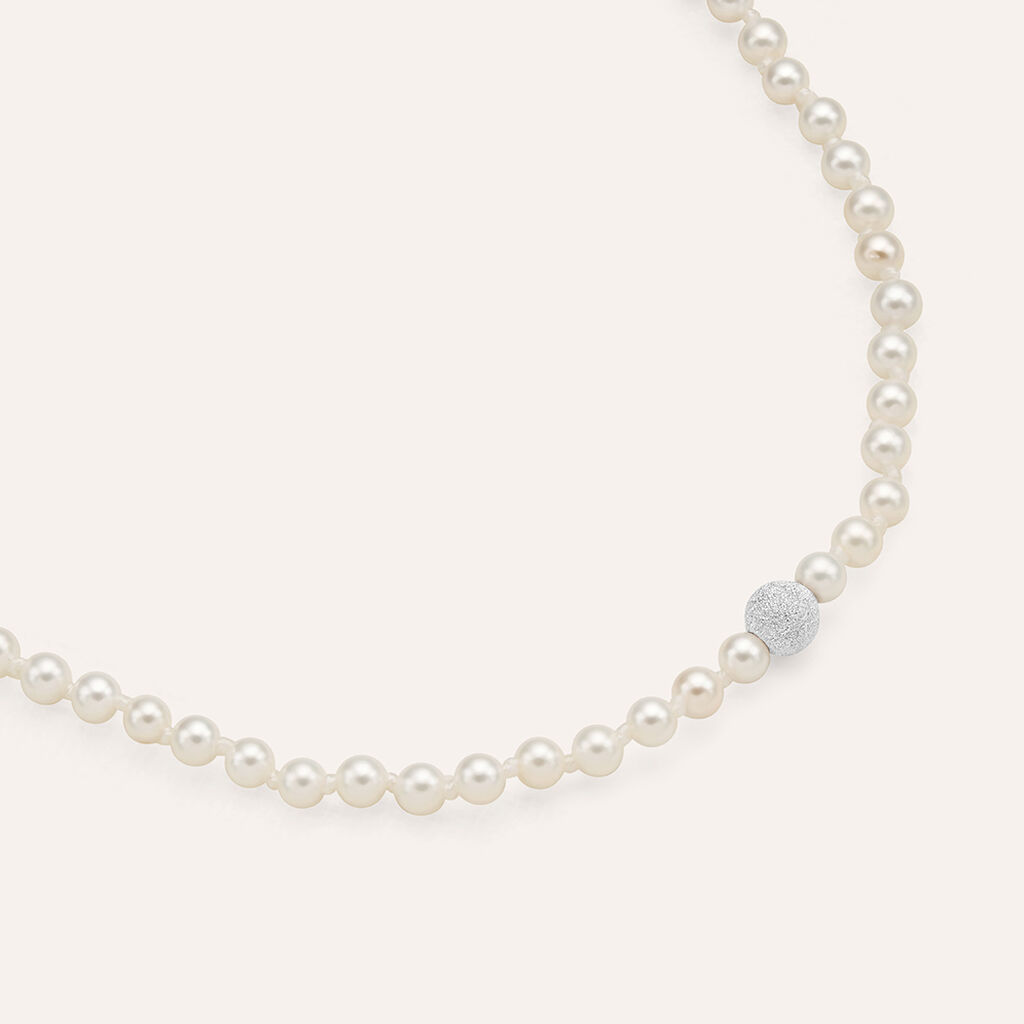 Bracciale Silver Pearls Argento Rodiato Perla sintentica - Bracciali Donna | Stroili