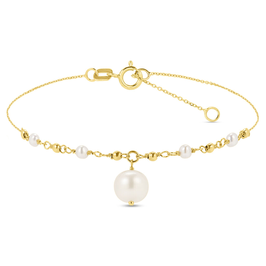 Bracciale Con Perle D'acqua Dolce - Oro/Bianco - IT - Foto 7