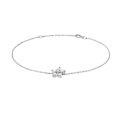 Bracciale Claire Oro Bianco Cubic Zirconia - Bracciali Amicizia Donna | Stroili