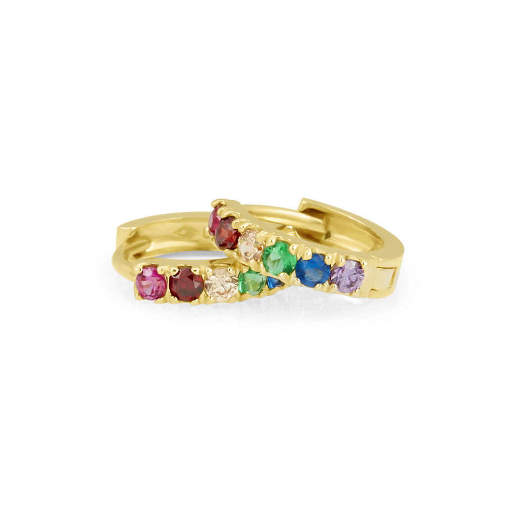 Orecchini A Cerchio Toujours Oro Giallo Cubic Zirconia - Orecchini a Cerchio Donna | Stroili