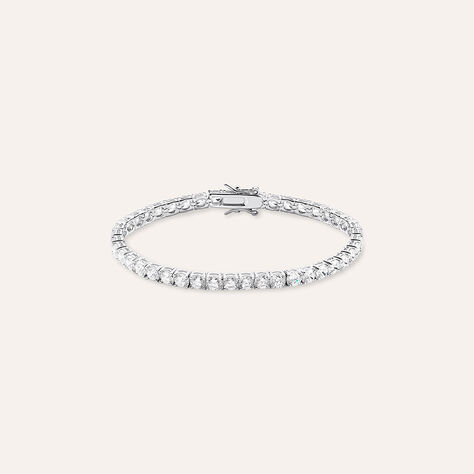 Bracciale Tennis Silver Elegance Argento Rodiato Cubic Zirconia - Bracciali Tennis Donna | Stroili