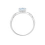 Anello Am&eacute;lie Oro Bianco Topazio Cubic Zirconia