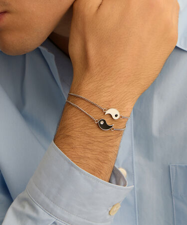 Bracciale Man Code Acciaio Cristallo