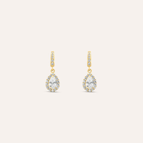 Orecchini Lobo Claire Oro Giallo Cubic Zirconia - Orecchini a Lobo Donna | Stroili