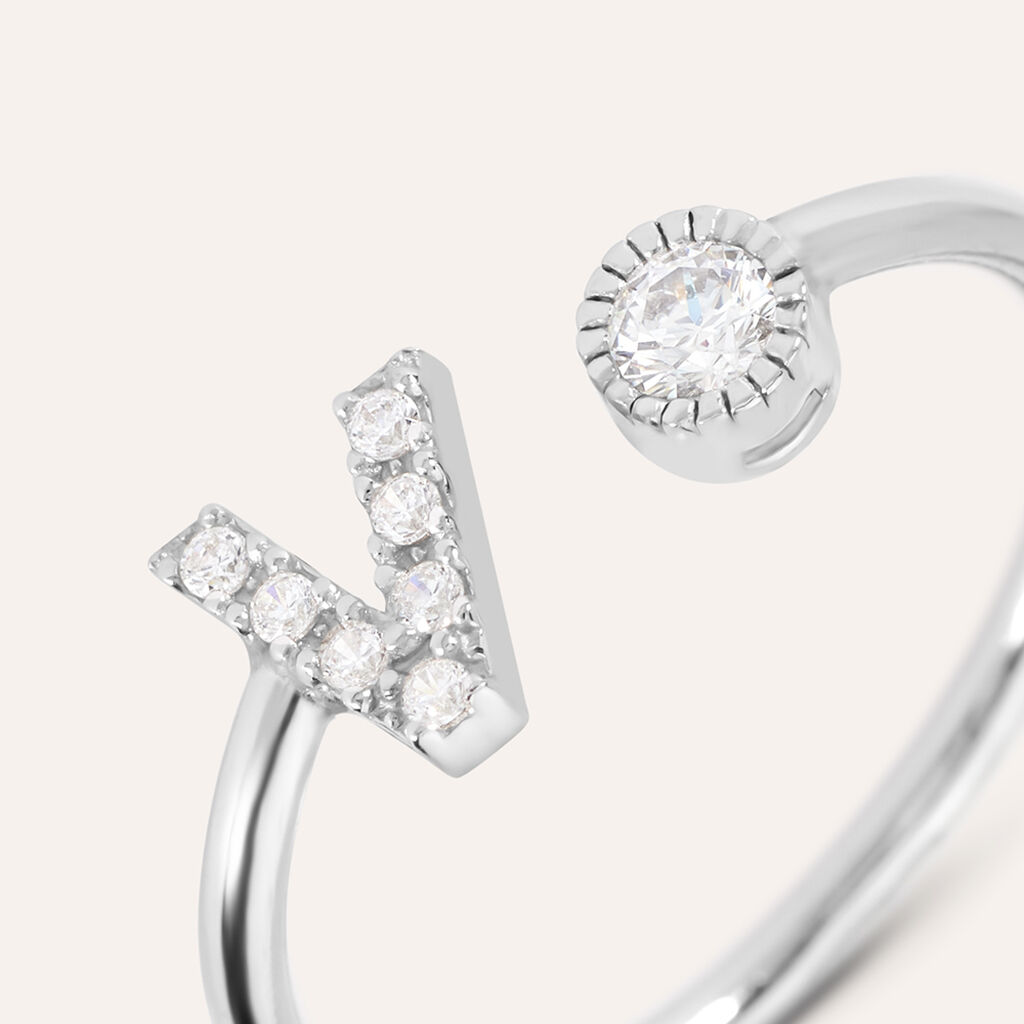 Anello Fantasia Silver Moments Argento Rodiato Cubic Zirconia