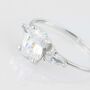Anello Trilogy Claire Oro Bianco Cubic Zirconia