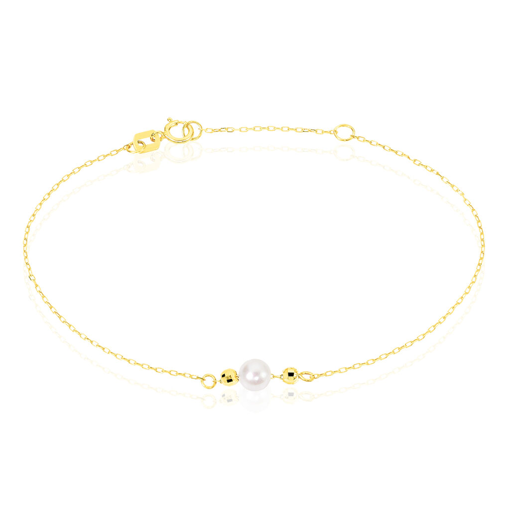 Bracciale Gabrielle Oro Giallo Perla D'Acqua Dolce