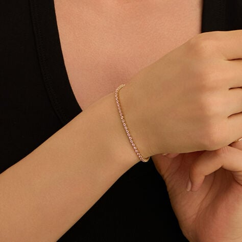 Bracciale Tennis Claire Oro Giallo Cubic Zirconia - Bracciali Tennis Donna | Stroili
