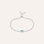 Bracciale Punto Luce Violet Ottone Cristallo