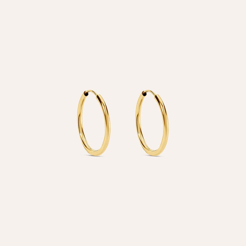 Orecchini A Cerchio Toujours Oro Giallo - Orecchini a Cerchio Donna | Stroili