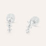 Orecchini Pendenti Trilogy Claire Oro Bianco Cubic Zirconia