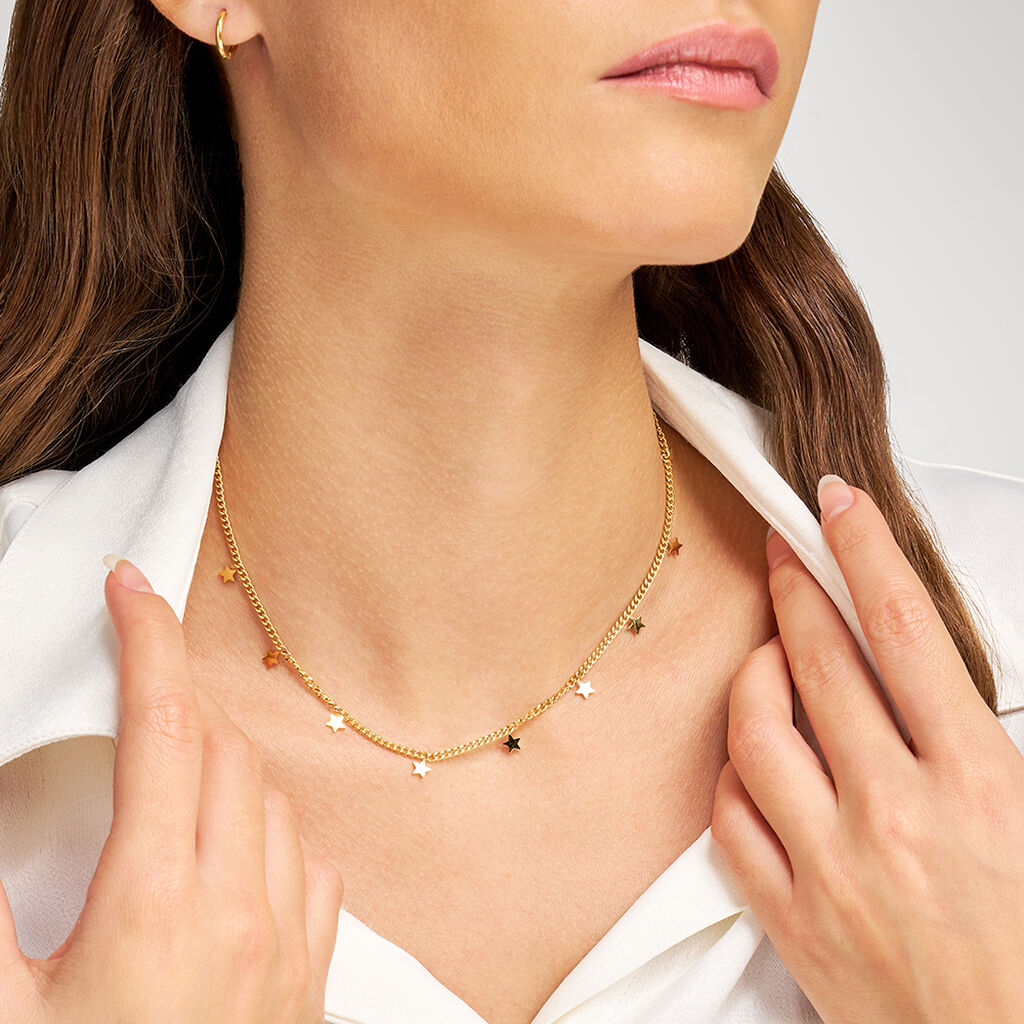 Collana Lady Chic Acciaio Dorato - Collane Donna | Stroili
