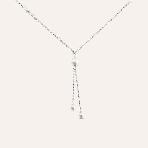 Collana Silver Pearls Argento Rodiato Perla sintentica - Collane Donna | Stroili