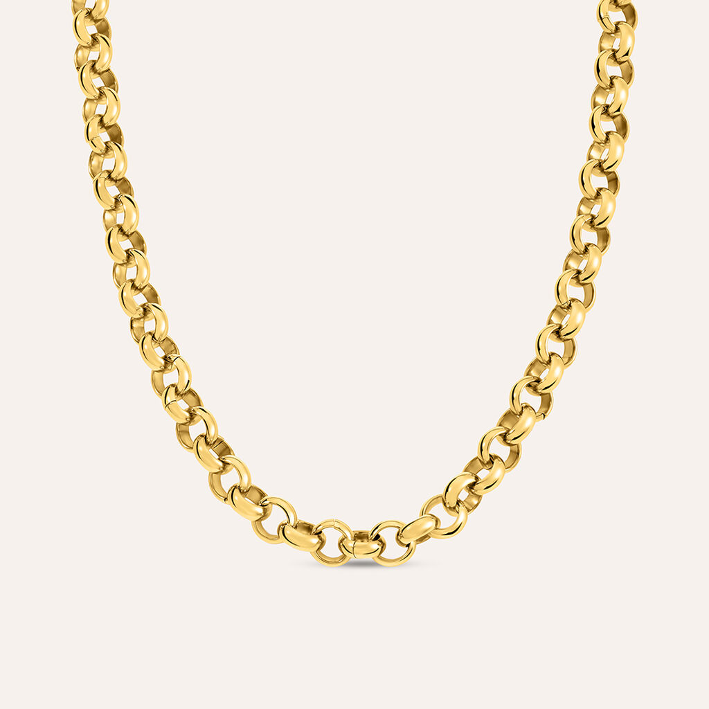 Collana Radiance Acciaio Dorato