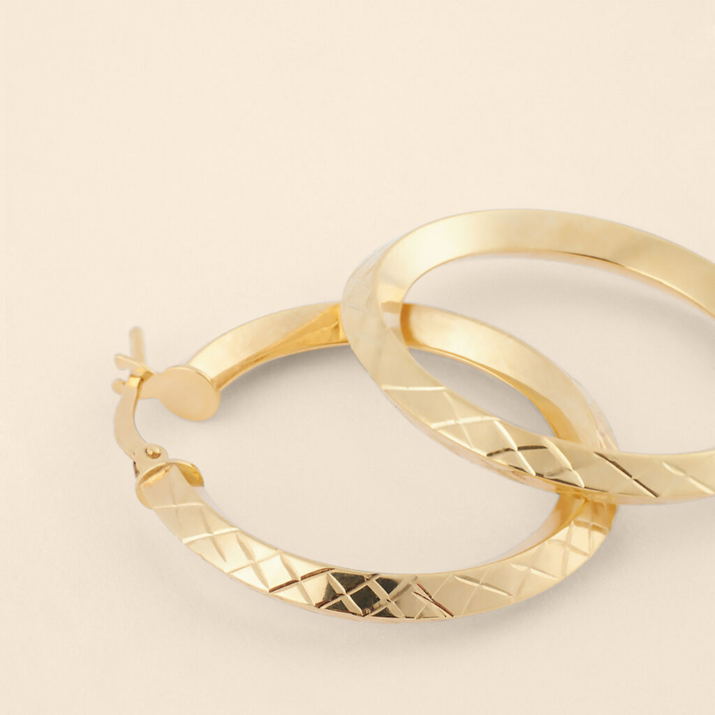 Orecchini A Cerchio Toujours Oro Giallo