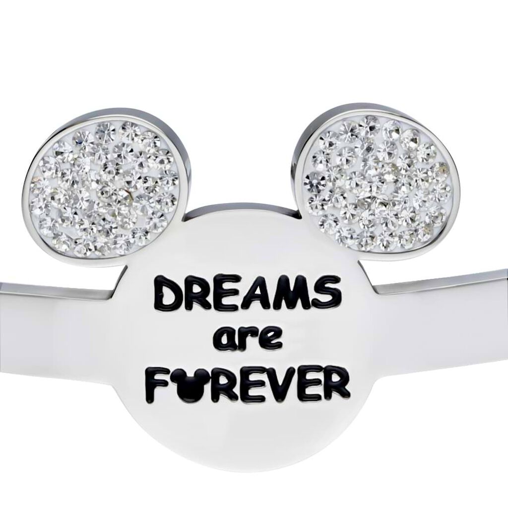 Bangle Lady Message Acciaio Disney e Cristalli - Bracciali Donna | Stroili