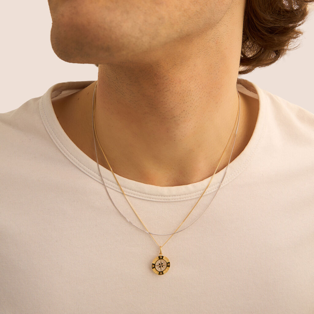 Catena L'homme Or Oro Bianco - Catenina Uomo | Stroili