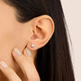Orecchini Lobo Punto Luce Silver Elegance Argento Rodiato Cubic Zirconia