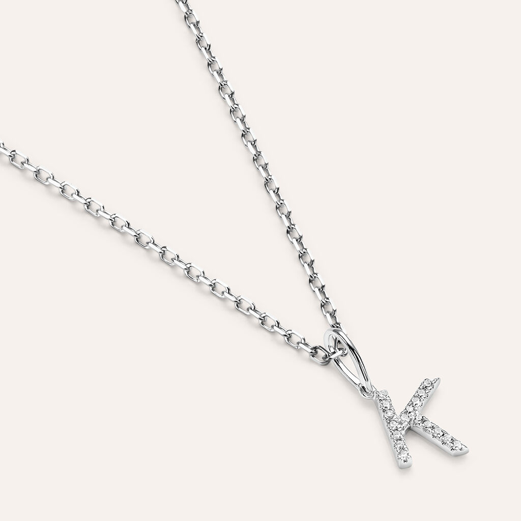 Pendente Sophia Oro Bianco Diamante