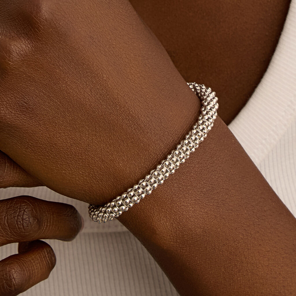 Bracciale Catena Silver Collection Argento Rodiato