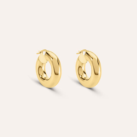 Orecchini A Cerchio Toujours Oro Giallo - Orecchini a Cerchio Donna | Stroili