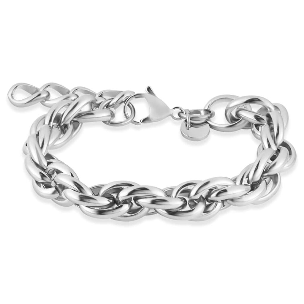 Bracciale Catena Lady Code Acciaio - Bracciali Intrecciati Donna | Stroili