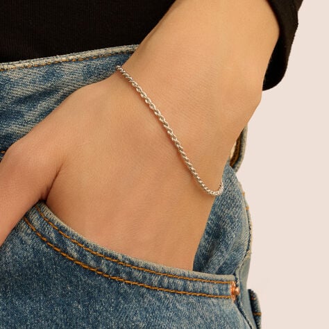 Bracciale Catena Colette Oro Bianco - Gioielli Donna | Stroili