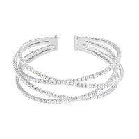 Bangle Romantic Shine Metallo Cristallo