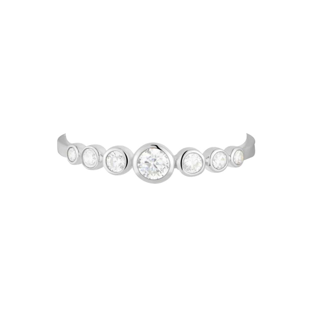 Anello Riviere Claire Oro Bianco Cubic Zirconia - Anelli Riviere Donna | Stroili